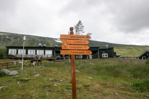 Een laatste blik op Kebnekaise ....