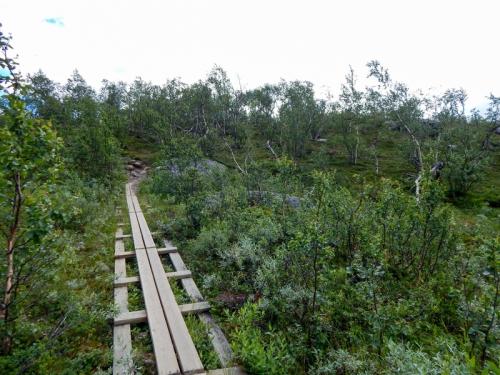 De laatste paar kilometer ....